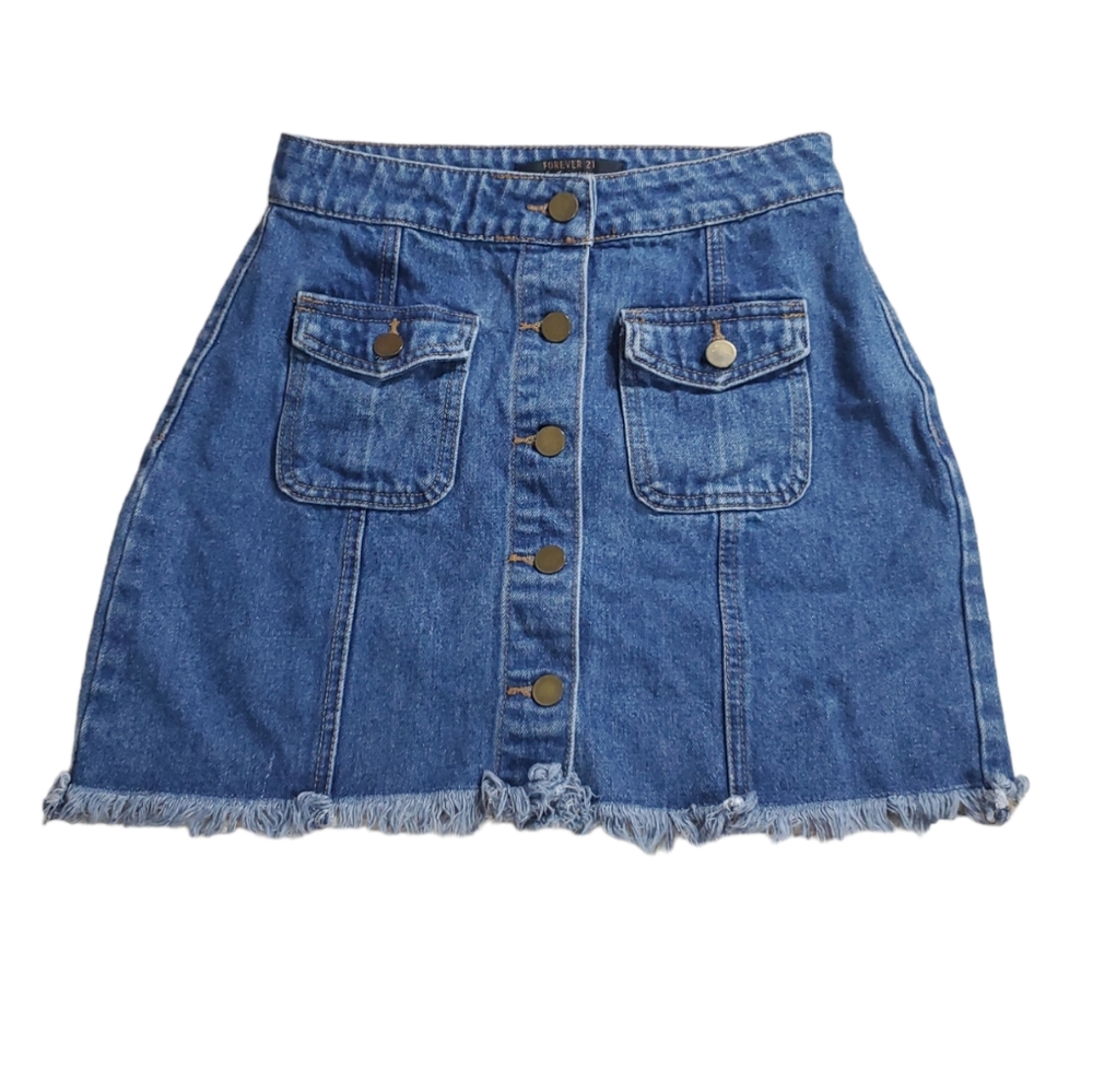 Forever21 Denim Mini Skirt